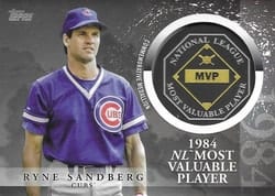 2023 Topps Update MVP Medallions Ryne Sandberg #MVP-RS card