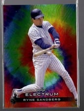 2024 Leaf Electrum Baseball Base Set Ryne Sandberg #62 card