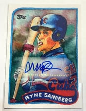 2025 Topps Shoebox Treasures Base Autographs Ryne Sandberg #73A card