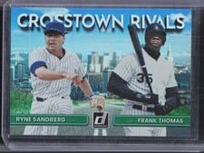 2022 Donruss Crosstown Rivals Ryne Sandberg / Frank Thomas #CR-RF card