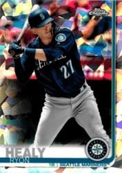 2019 Topps Chrome Sapphire Edition Base Set Ryon Healy #141 card