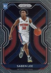 2020-21 Panini Prizm Base Set Saben Lee #261 card