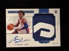 2020 Panini National Treasures Saben Lee #132 card