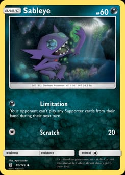 Guardians Rising Sableye #80 card