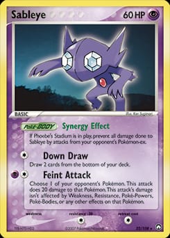 2007 Power Keepers Sableye #22 card