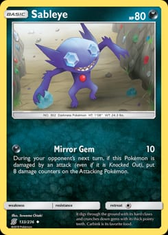 2019 Unified Minds Sableye #133 card
