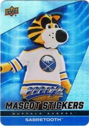 2025-26 Upper Deck MVP Mascot Stickers Sabretooth #MS-3 card