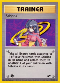 Gym Challenge Sabrina #110 card