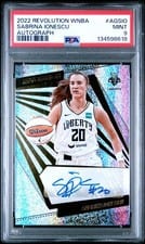 2022 Panini Revolution WNBA Autographs Sabrina Ionescu #AG-SIO card
