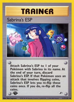 Gym Heroes Sabrina's ESP #117 card