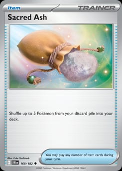 Destined Rivals Sacred Ash #168 card