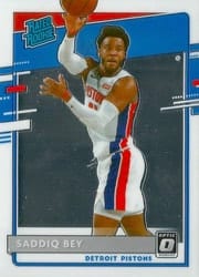 2020-21 Donruss Optic Base Set Saddiq Bey #169 card