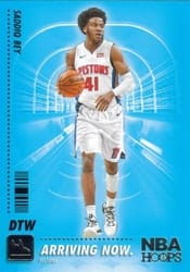 2020-21 Hoops Arriving Now Saddiq Bey #SS-13 card