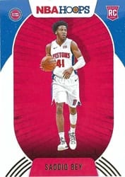 2020-21 Hoops Winter Base Set Saddiq Bey #237 card