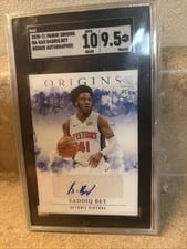 2020-21 Panini Origins Rookie Autographs Saddiq Bey #RA-SAD card