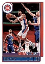 2021-22 Hoops Base Set Saddiq Bey #155 card