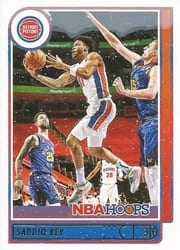 2021-22 Hoops Winter Base Set Saddiq Bey #155 card