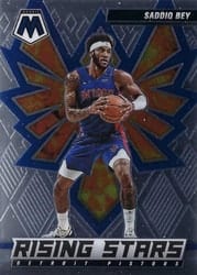 2021-22 Panini Mosaic Rising Stars Saddiq Bey #10 card