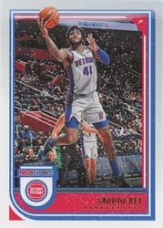 2022-23 Hoops Winter Base Set Saddiq Bey #62 card