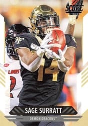 2021 Score Base Set Sage Surratt #331 card