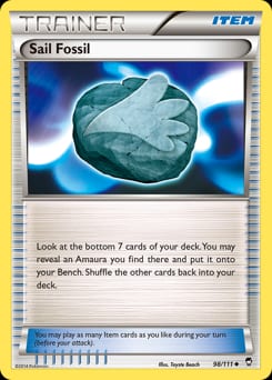 Furious Fists Sail Fossil #98 card