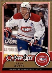 2008-09 O-Pee-Chee Base Set Saku Koivu #72 card