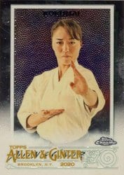 2020 Topps Allen & Ginter Chrome Base Set Sakura Kokumai #201 card