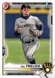 2021 Bowman Draft Base Set Sal Frelick #BD-172 card