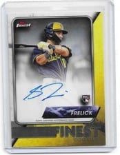 2024 Finest Rookies Autographs Sal Frelick #FR-SF card