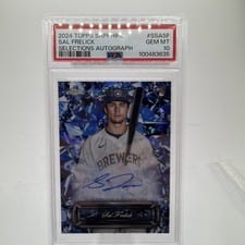 2024 Topps Chrome Sapphire Edition Selections Autographs Sal Frelick #SSA-SF card