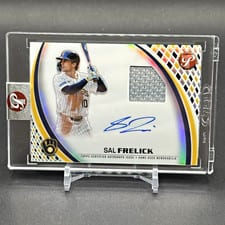 2024 Topps Pristine Pieces Autograph Relic Sal Frelick #PPAR-SF card
