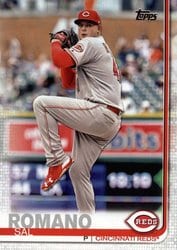 2019 Topps Base Set Sal Romano #343 card