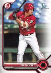 2022 Bowman Draft Base Set Sal Stewart #BD-122 card
