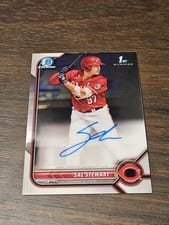 2022 Bowman Draft Chrome Autographs Sal Stewart #CDA-SS card