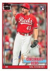 2026 Topps 1991 Topps Sal Stewart #91B2-13 card