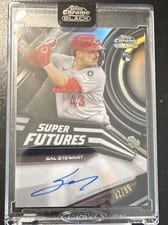 2026 Topps Chrome Black Super Futures Autographs Sal Stewart #SFA-SS card