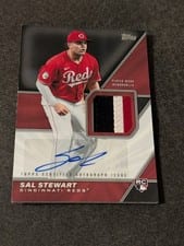 2026 Topps Major League Material Autographs Sal Stewart #MLM2-SS card