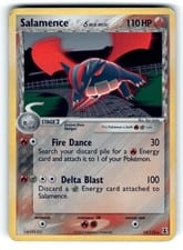 2005 Delta Species Salamence δ #14 card