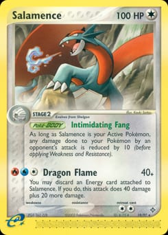 2003 Dragon Salamence #19 card