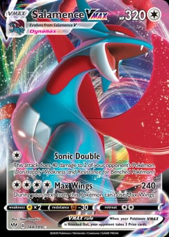 2020 Darkness Ablaze Salamence VMAX #144 card
