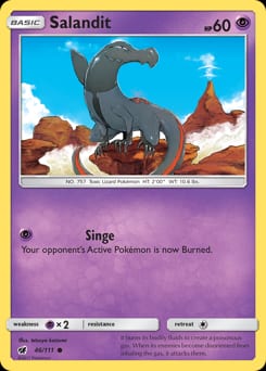Crimson Invasion Salandit #46 card