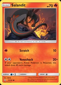 Guardians Rising Salandit #15 card