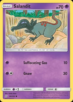 Unified Minds Salandit #98 card