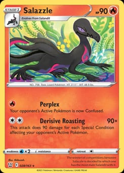 Battle Styles Salazzle #28 card
