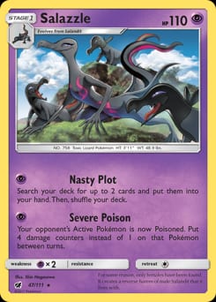 2017 Crimson Invasion Salazzle #47 card