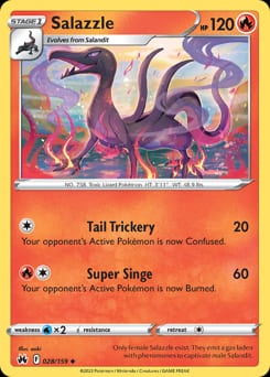 Crown Zenith Salazzle #28 card