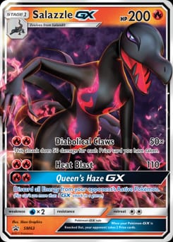 SM Black Star Promos Salazzle-GX #SM63 card