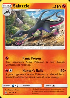 Ultra Prism Salazzle #26 card