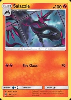Unified Minds Salazzle #34 card