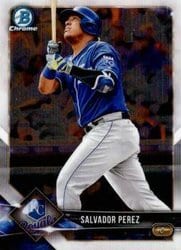 2018 Bowman Chrome Base Set Salvador Perez #24 card